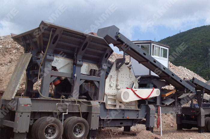 云南大理時產100噸建筑垃圾粉碎生產線